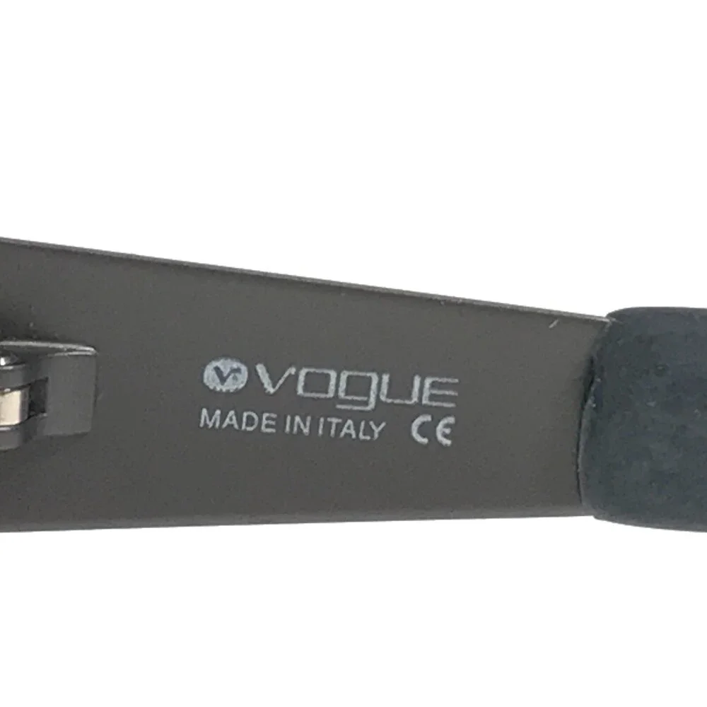 Vogue Sunglasses VO2207-S W44 Black Gray Rectangular Frames with Black Lenses